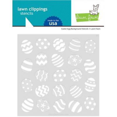 Lawn Fawn Stencil - Easter Egg Background